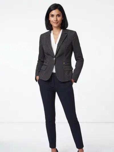 Blazer negro de mujer Apology talla 40 - miniatura 1