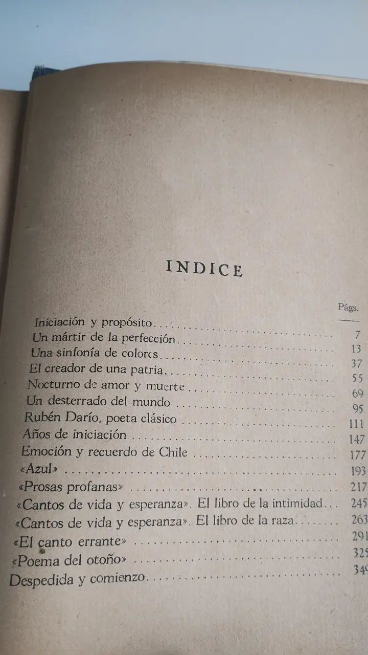Libro antiguo 'De Díaz Mirón a Rubén Darío' 1940 - 3