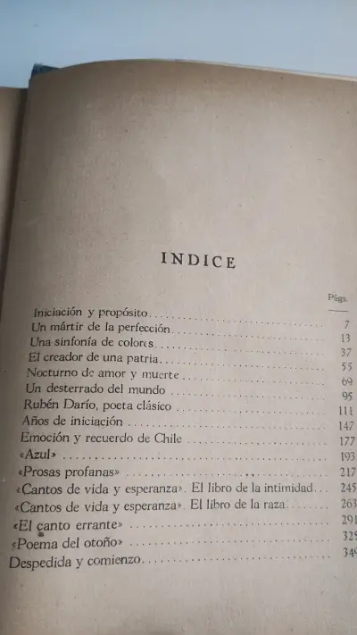 Libro antiguo 'De Díaz Mirón a Rubén Darío' 1940 - miniatura 3