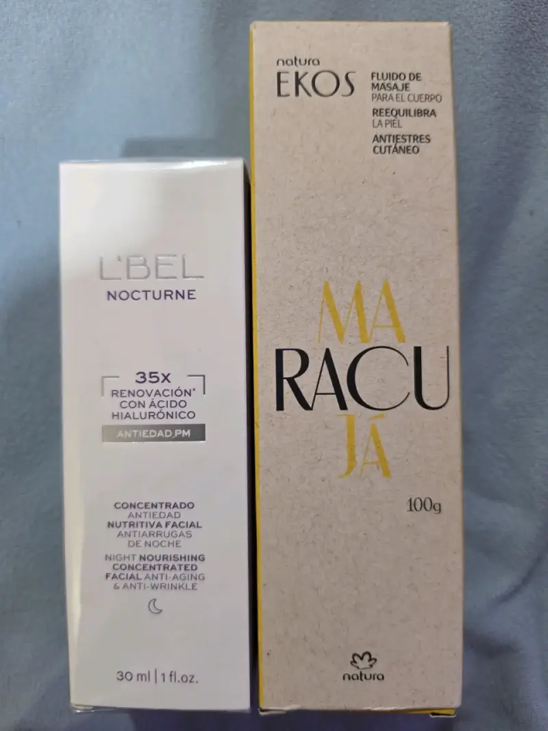 Set de Cuidado Facial L'Bel Nocturne y Natura Ekos