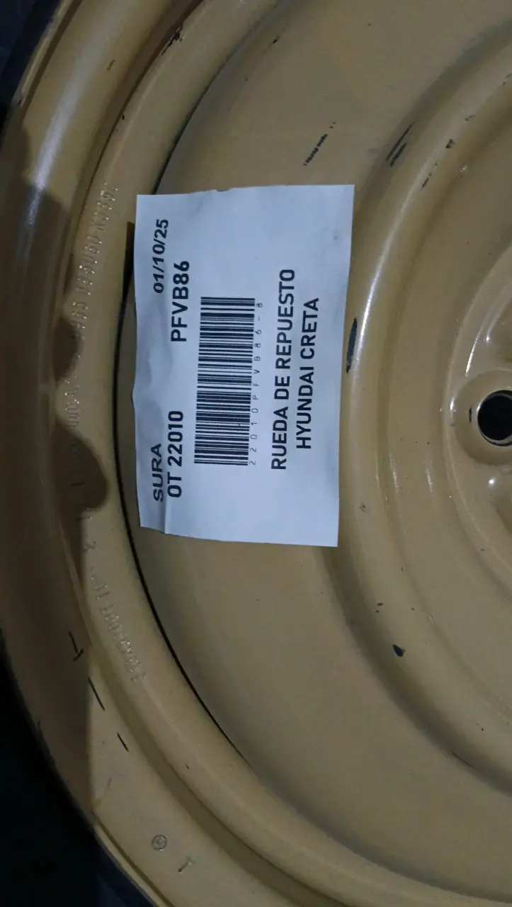 Rueda de repuesto Hyundai Creta 185/60R16 - 2