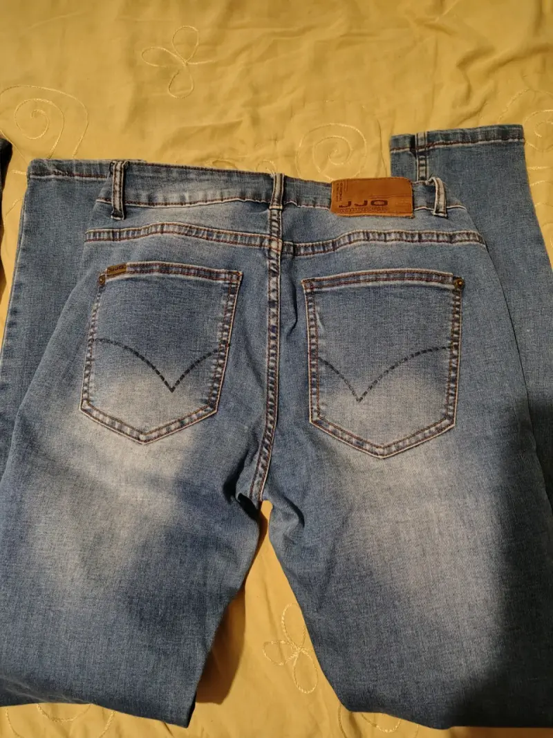 Jeans de mezclilla azul para mujer JJO talla 40 - 1