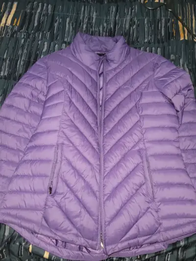 Chaqueta Puffer Morada para Mujer Alesse - miniatura 1