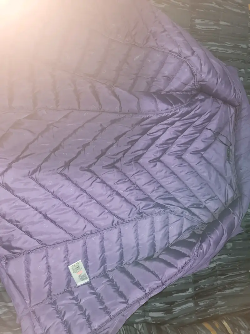 Chaqueta Puffer Morada para Mujer Alesse - 3