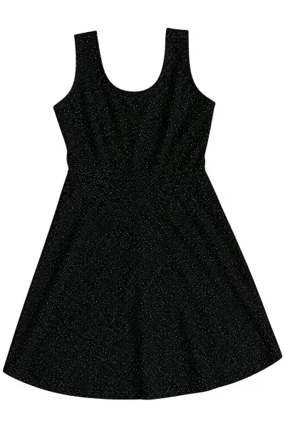 Vestido negro con puntos - miniatura 1