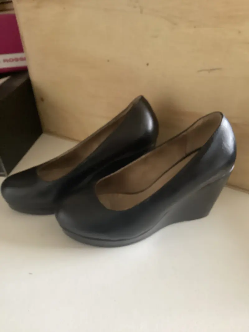 Zapatos de tacón negro para mujer - 2