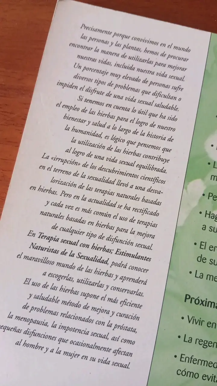Libro Terapia Sexual con Hierbas de Laura Terrero - 2