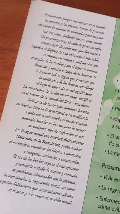 Libro Terapia Sexual con Hierbas de Laura Terrero - miniatura 2