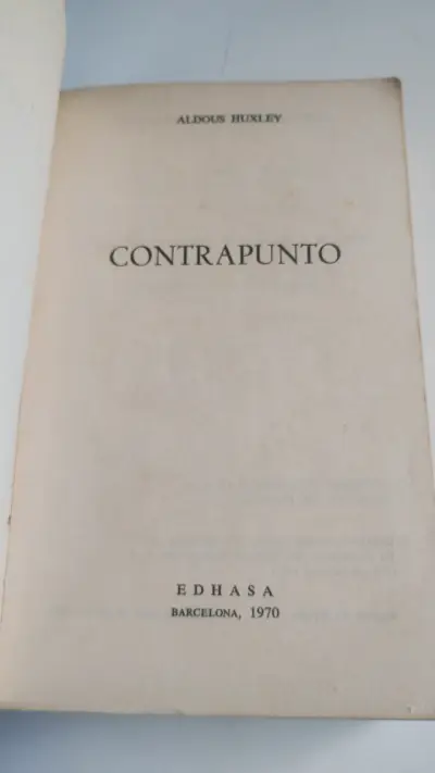 Libro 'Contrapunto' de Aldous Huxley Edición 1970 - miniatura 2