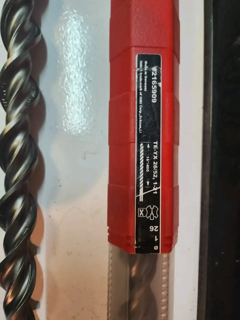 Broca SDS Plus TE-YX 26/52-1/1 para concreto - 3