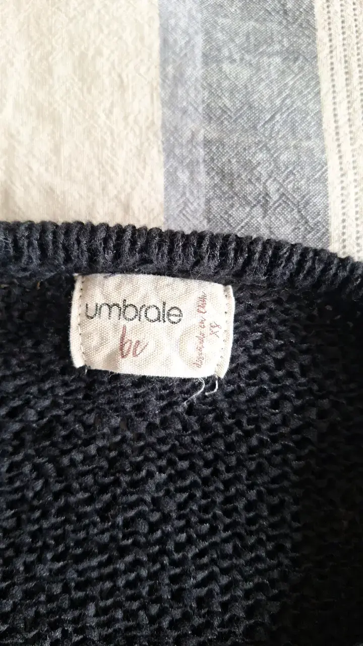 Cardigan de punto negro Umbrale para mujer - 2