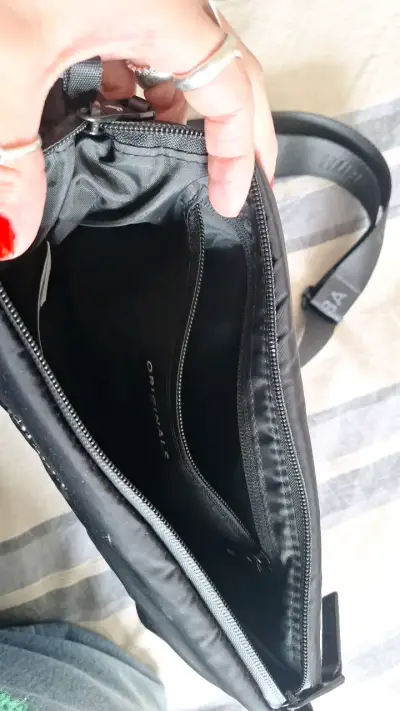 Bolso cruzado negro acolchado Bubba - miniatura 2