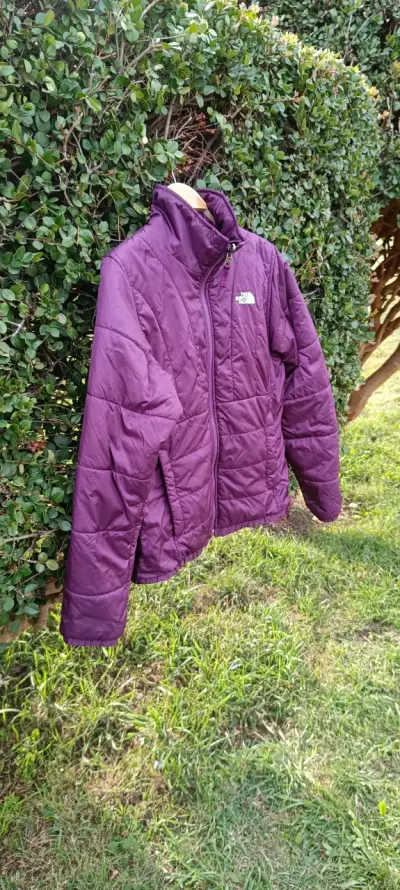 Chaqueta morada The North Face para mujer - miniatura 1