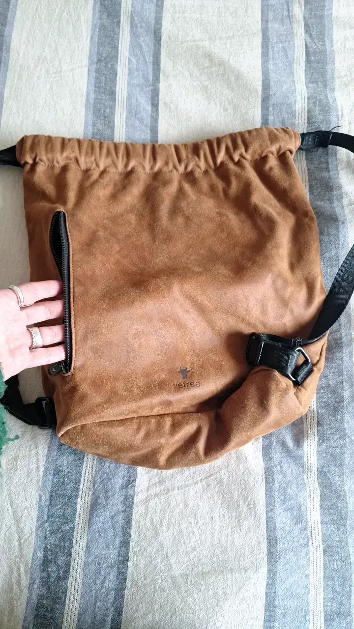 Mochila de cuero marrón Bubba - 2