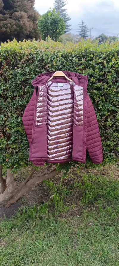 Chaqueta Columbia Omni-Heat Mujer Burdeos - miniatura 3