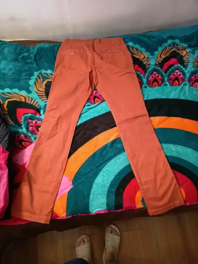 Pantalones color terracota Americano Slim - miniatura 1