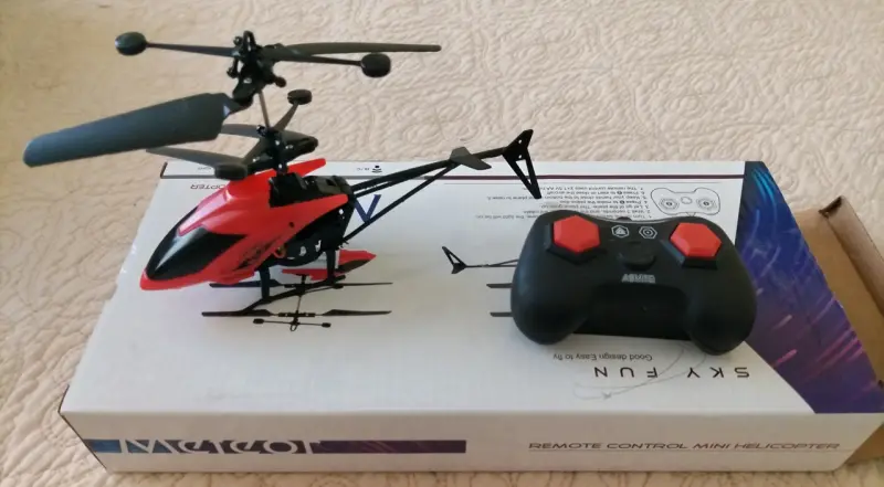 Mini helicóptero control remoto - 1