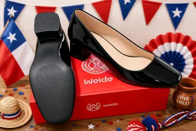 Zapatos de Tacón Bajo Negros Weide - miniatura 1
