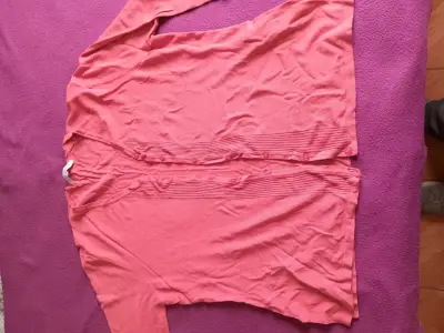 Cárdigan rosado de mujer Ted Lapidus - miniatura 1