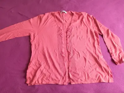 Cárdigan rosado de mujer Ted Lapidus - miniatura 2