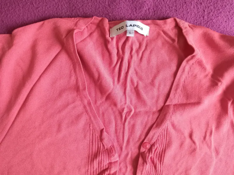 Cárdigan rosado de mujer Ted Lapidus - 4