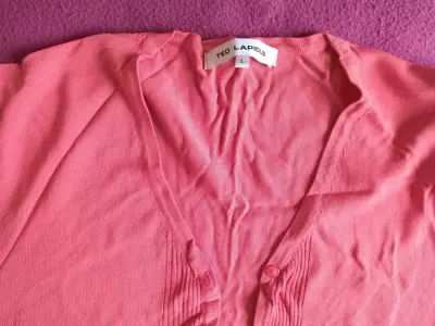 Cárdigan rosado de mujer Ted Lapidus - miniatura 4