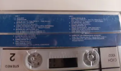 Cassette Fuerza Aérea de Chile Himnos y Poemas - miniatura 3