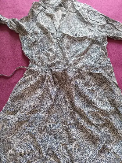 Vestido largo estampado bohemio para mujer - miniatura 1