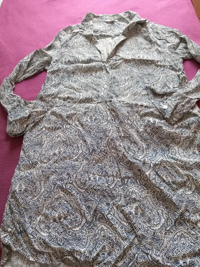 Vestido largo estampado bohemio para mujer - 4