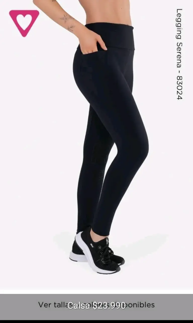 Leggings deportivos negros Serena - 4
