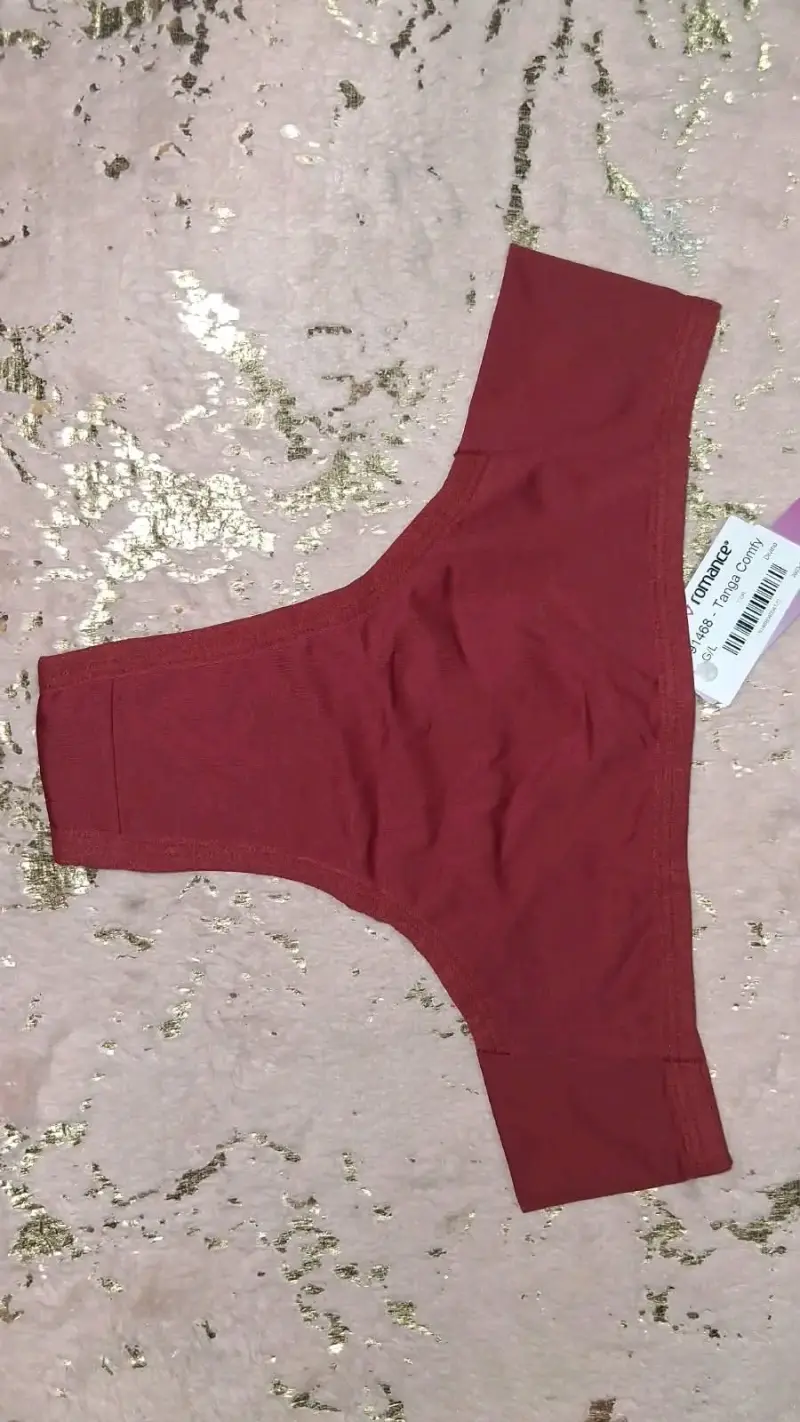 Calzón tanga rojo para mujer - 4