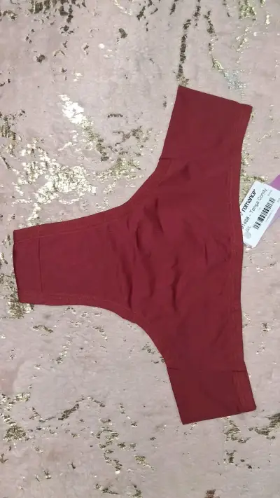 Calzón tanga rojo para mujer - miniatura 4