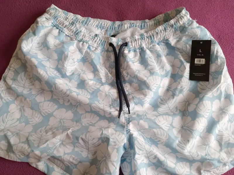 Shorts de baño estampados florales talla L