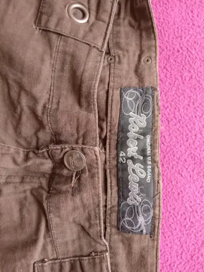 Pantalones cargo marrones de mujer talla 42 - miniatura 2