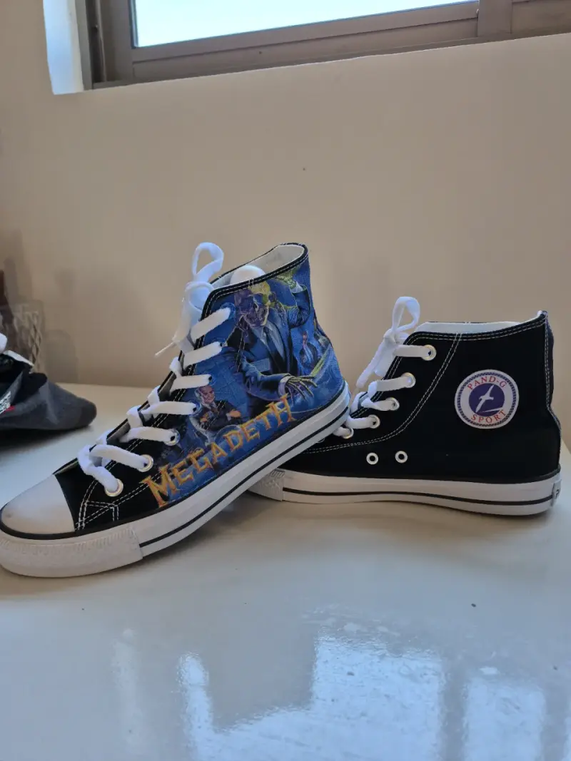 Zapatillas altas Megadeth diseño exclusivo - 2