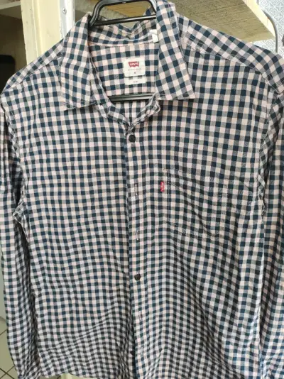 Camisa a cuadros Levi's para hombre, jean talla 40 - miniatura 1