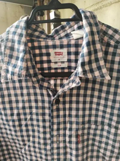 Camisa a cuadros Levi's para hombre, jean talla 40 - miniatura 2