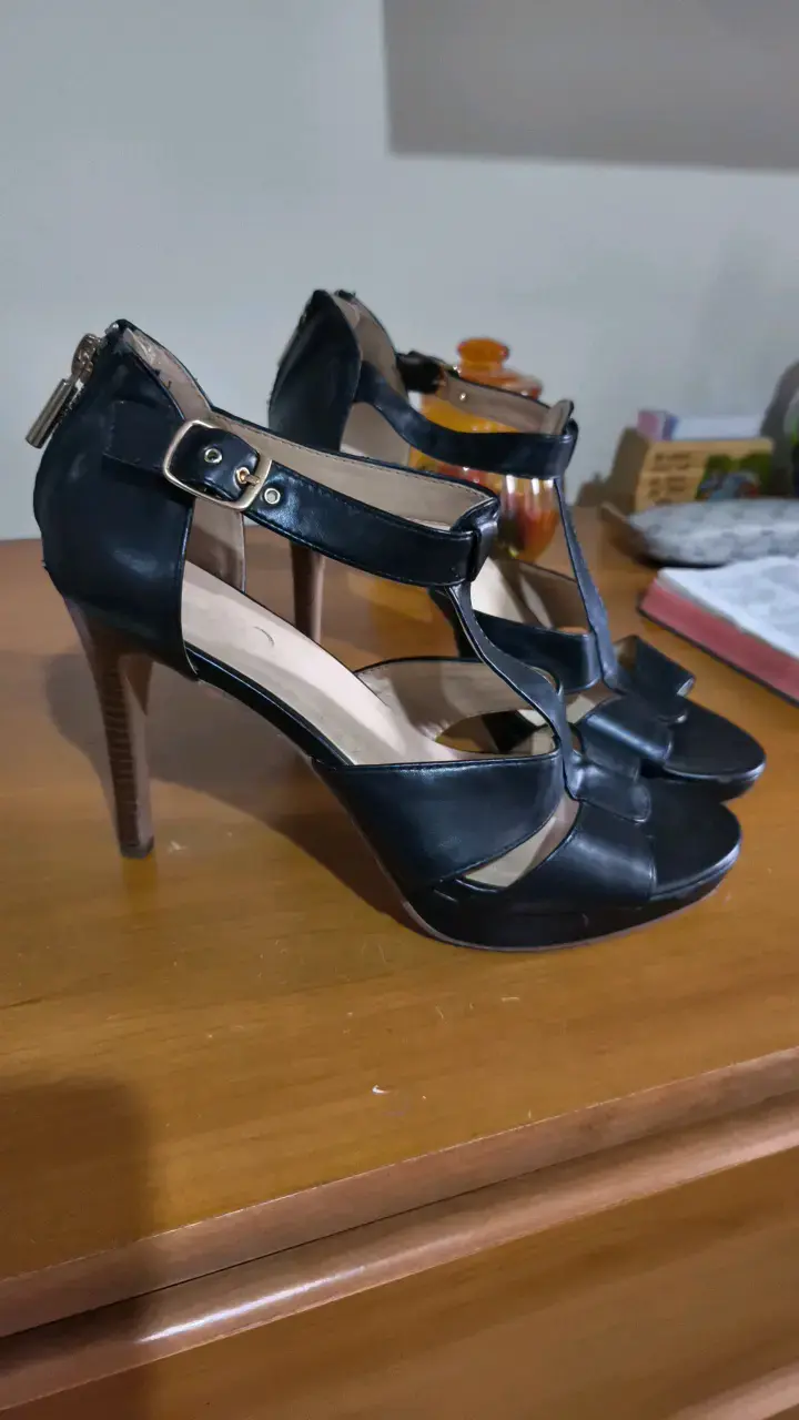 Zapatos de Tacón Alto Negro para Mujer - 4