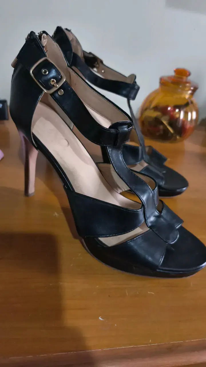 Zapatos de Tacón Alto Negro para Mujer - 6