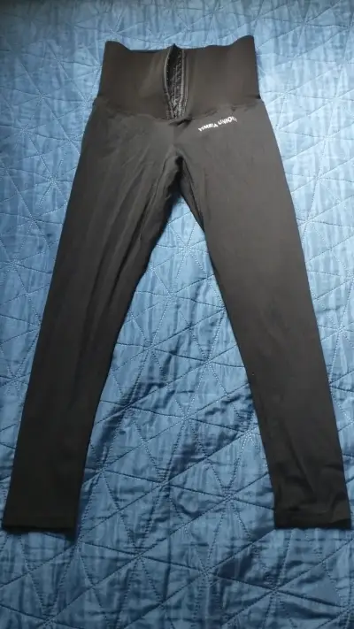 Leggings negros Ymria Unique con cintura compresor - miniatura 1
