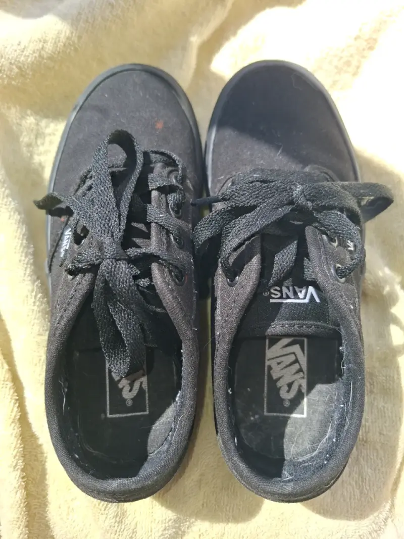 Zapatillas negras Vans de lona para hombre - 3