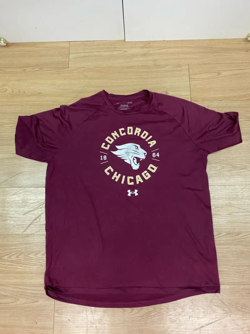 Polera Under Armour Concordia Chicago burdeos - 1