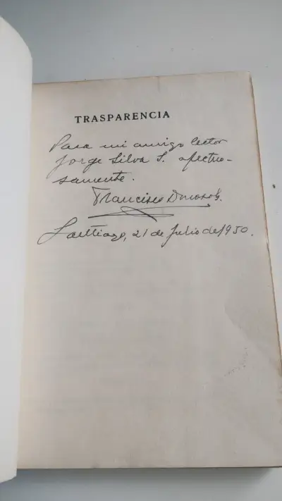 Libro de poemas 'Trasparencia' de Francisco Donoso G. - miniatura 2