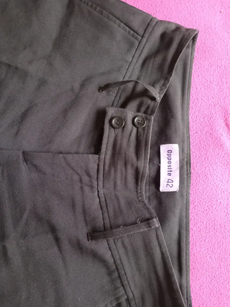 Pantalones negros de vestir para mujer talla 42 - 3