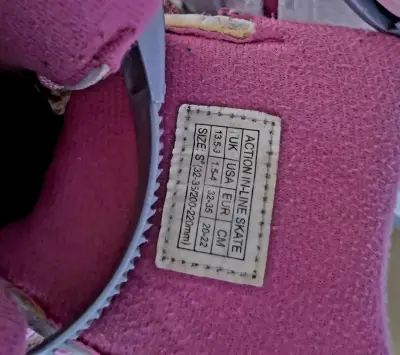 Patines en Línea Rosados para niños con bolsa - miniatura 3