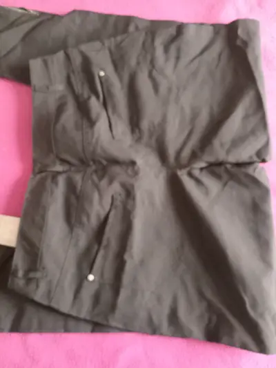 Pantalones negros con cierre para mujer talla M - miniatura 3
