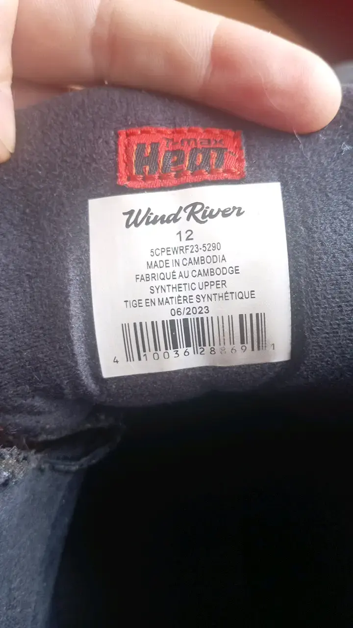 Botas de montaña negras Wind River talla 12 - 3