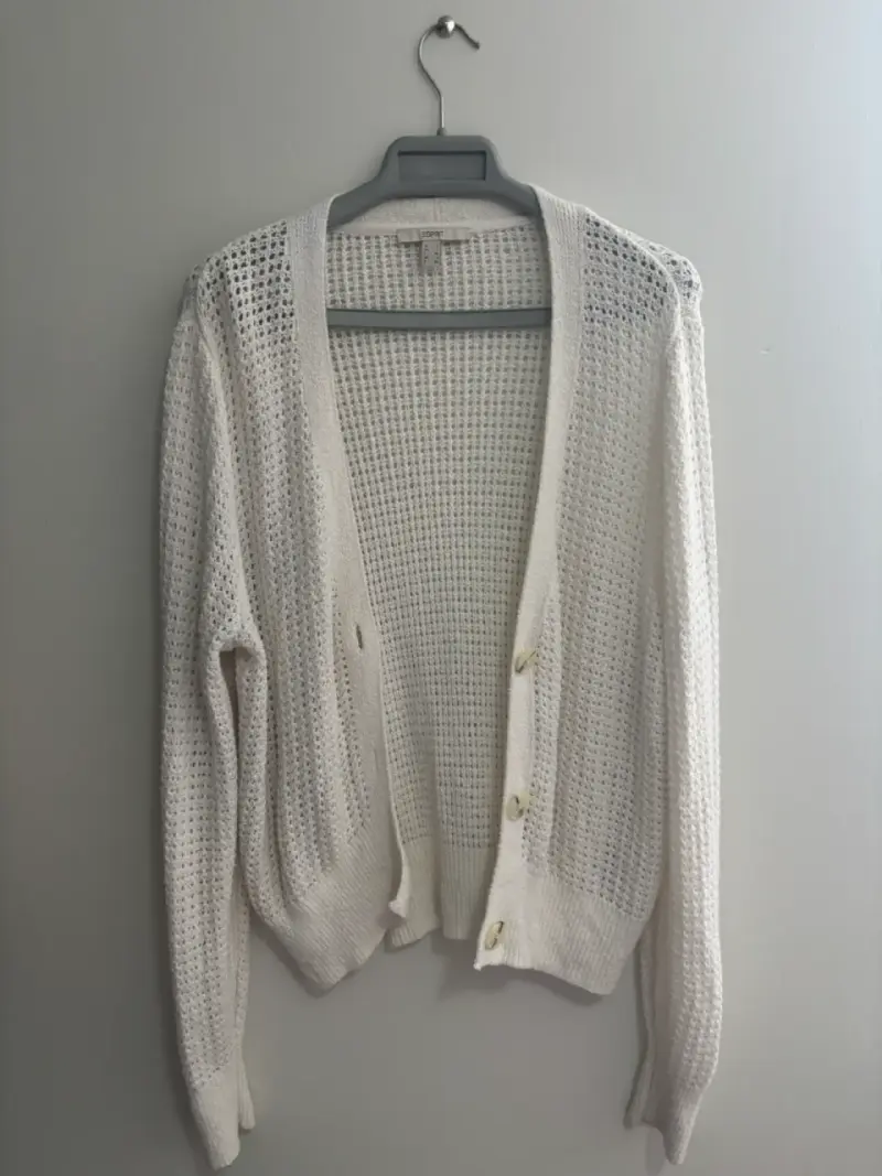 Cardigan tejido blanco Esprit para mujer - 1