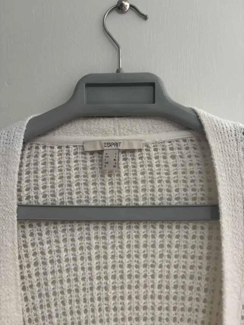 Cardigan tejido blanco Esprit para mujer - 2