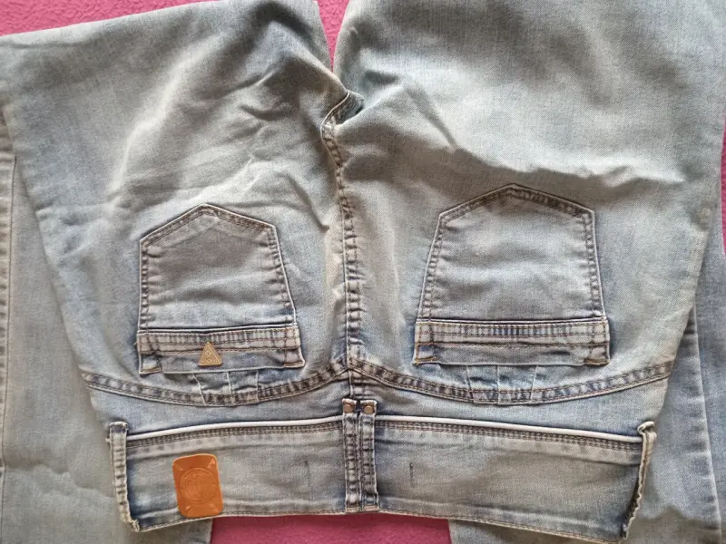Jeans de mezclilla azul claro para mujer Wados - 4